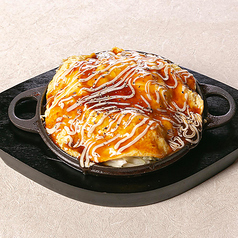 鉄板鶏ぺいチーズ焼き