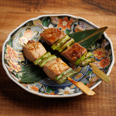 マグロとニンニクの芽串