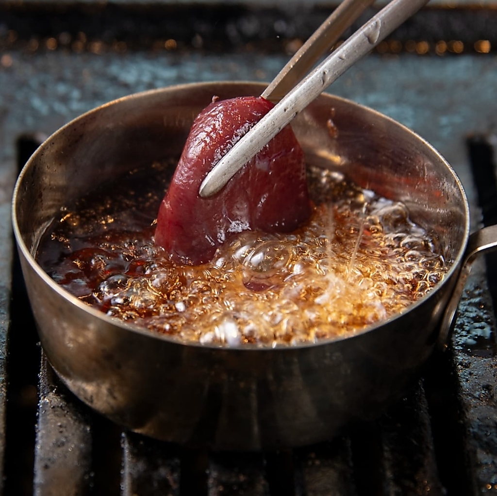 見て味わう、聞いて味わう、香って味わえる食事を