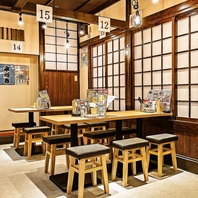 新潟駅近◎　広々としたお席でお楽しみください♪