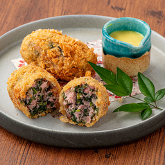 焼き牡蠣　春菊