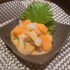 海鮮自家製酢みそ和え