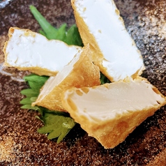 揚げたての厚揚げ(七味塩で！)
