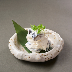 花豆とマスカルポーネの白和え