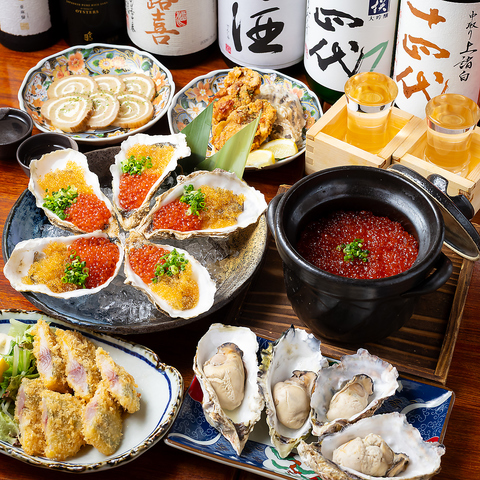 完全個室で味わう、産地直送の新鮮な海鮮料理が自慢の居酒屋。様々なシーンに対応。