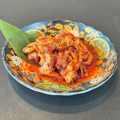 チュクミ(辛みそイイダコの炭火焼き)