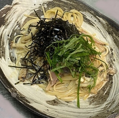 森の茸の和風スパゲティ
