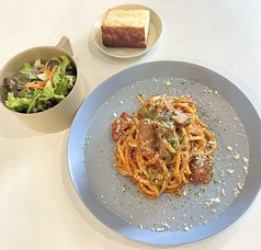 【Pasta lunch】昔ながらの王道ナポリタン(極太モチモチ麺)