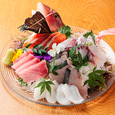 1日５食限定！お刺身姿造りと5種盛り