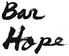 bar Hope バーホープのロゴ