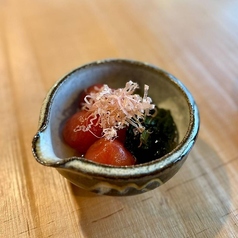 季節のおひたし(トマトと空芯菜)