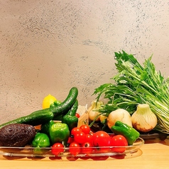 朝倉、糸島野菜を贅沢に使用の写真
