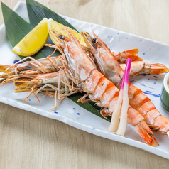 海老の塩焼き