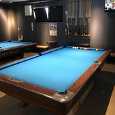 【ビリヤード台：3台あります！】ビリヤードテーブルは、ブランズウィック3・4・5の、各1種類ずつ合計3台を設置しています☆