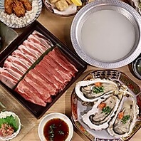 厳選牛タンや栗豚のしゃぶしゃぶ付き宴会をご用意