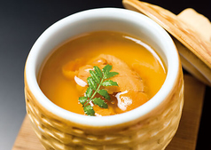 帆立貝の磯辺焼き/極上 うに茶碗蒸