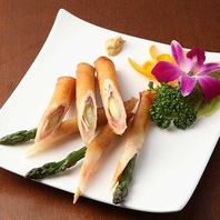 アスパラの春巻き