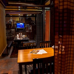 カーテン付きなので個室風にもできます