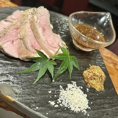 低温調理 鶏ハム マスタードソース