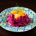 料理メニュー写真&nbsp;紫キャベツとオレンジのラペ
