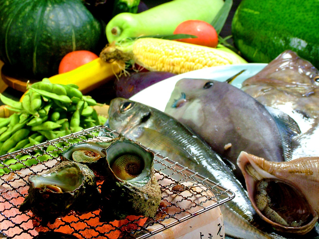 五感を刺激するお料理の品々。