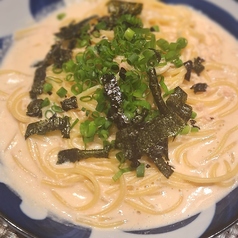 明太クリームパスタ