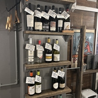 イタリア、北海道のワインも豊富