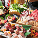 お寿司・お肉・天ぷら・お鍋など豊富な品揃え！