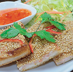 海老のすり身トースト(カノムパンナークン)