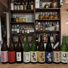 ジビエにあう日本酒・ワインにこだわっています