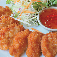 トートマンクン/プラ(海老/魚すり身揚げ)