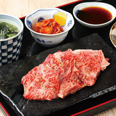 黒毛和牛カルビ定食<タレ・塩>（120g）