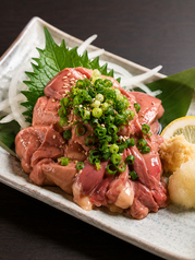 鶏の白レバ刺し
