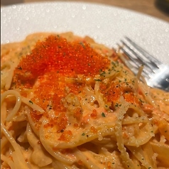 白海老とズワイ蟹のアメリケーヌソースパスタ