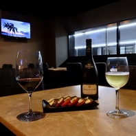 こだわりのお料理とお酒のマリアージュを心ゆくまで満喫