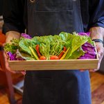 約１０種類の新鮮な【包み野菜盛り合わせ】