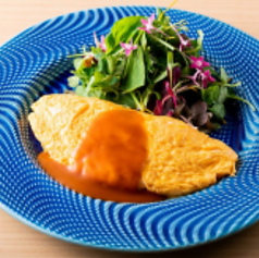 海老のオムレツ