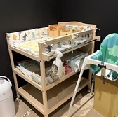 おむつ交換台、ダストボックス