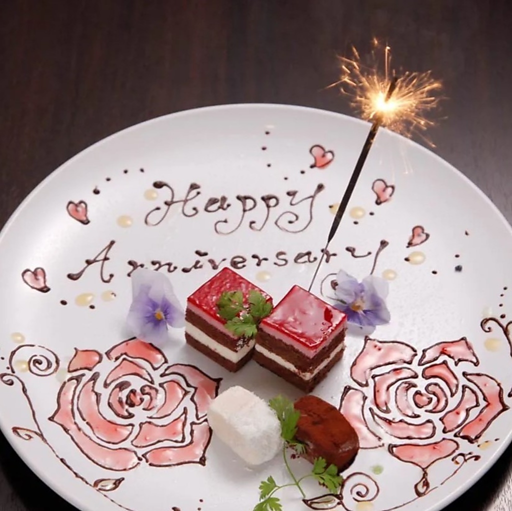 デートや特別な日のご利用に◎ご要望がございましたらサプライズデザートプレートもご用意可能です！