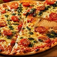 自家製トマトソースのクリスピーピザ