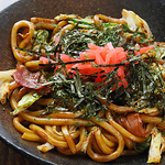 親方の出身の福島の郷土料理『なみえ焼きそば』が味わえる！まるで旅行気分でお料理を愉しめます。