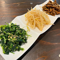 料理メニュー写真&nbsp;ナムル3種盛り合わせ