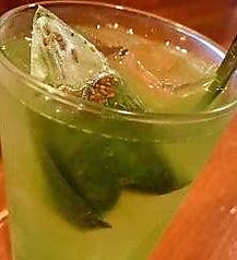 お茶屋さんの玄米緑茶ハイ