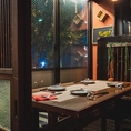 4名様用の個室はカップルシートとしてもお使いいただけますよ