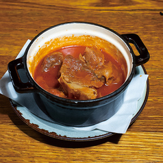 牛すじのアラビアータソース煮込み