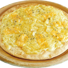 4種のチーズとはちみつピザ