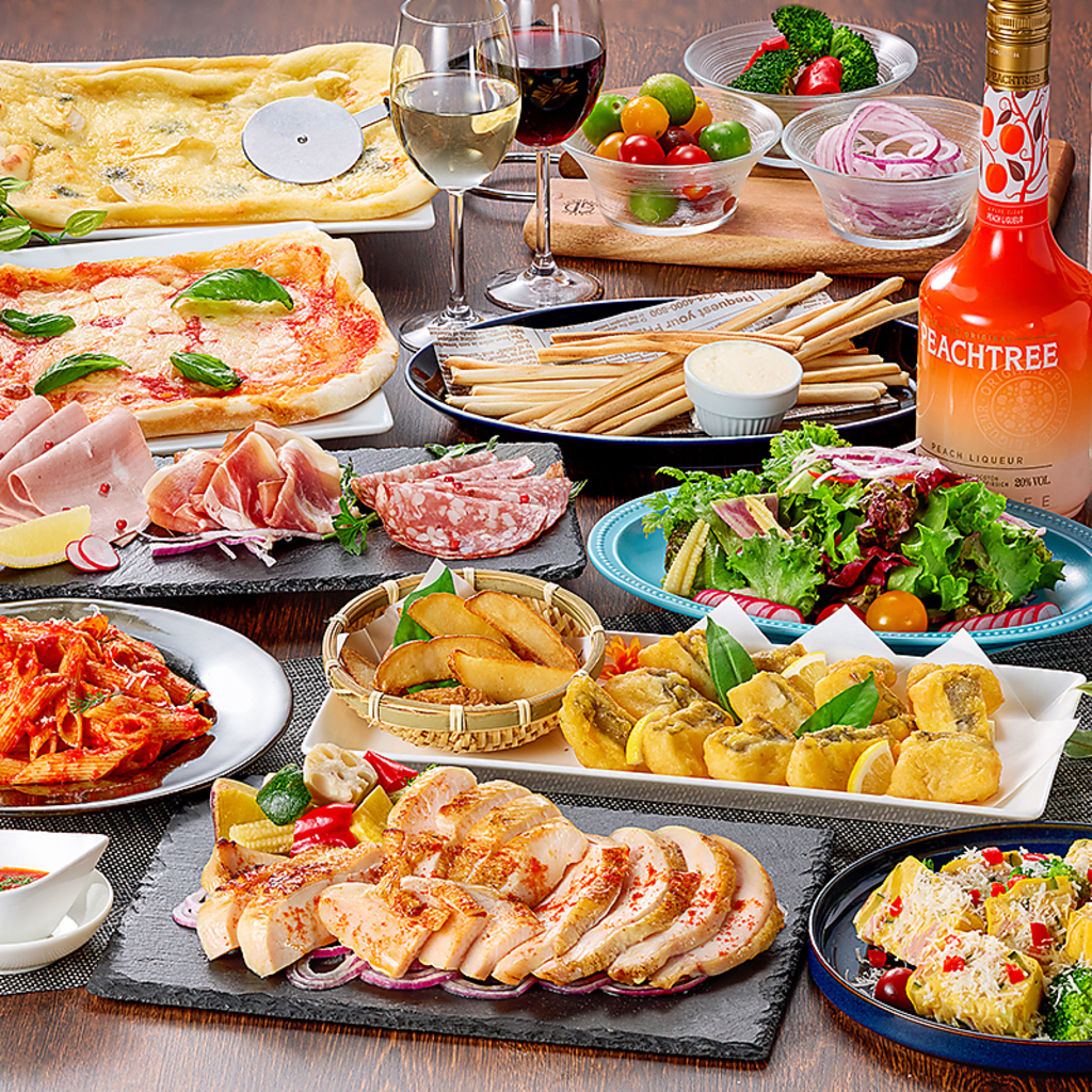 貸切パーティーや会社宴会に。5,000円コース