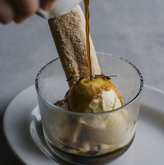 挽きたてエスプレッソのアフォガート