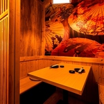 2名様からご利用可能な完全個室完備！接待やデートにも最適です。宴会、飲み会にも◎