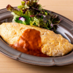 海老のとろとろオムライス